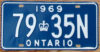 1969 Ontario mint