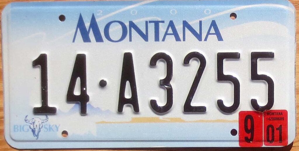 Montana | Product categories | Automobile License Plate Store ...