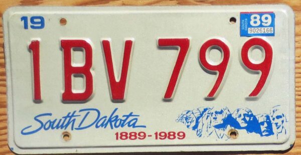 1989 South Dakota vg+