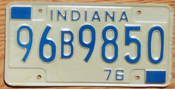 1976 Indiana plain base mint