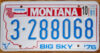 1991 Montana mint NICE PLATE