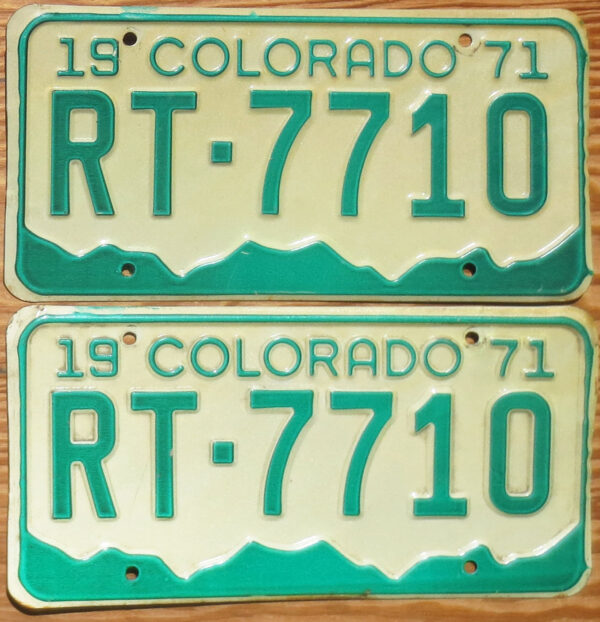 1971 Colorado pair vg-ex