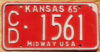 1965 Kansas vg