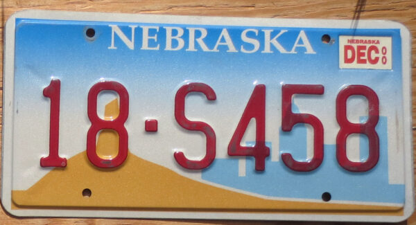 2000 Nebraska vg+