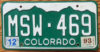 1993 Colorado small dies vg+