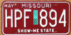 1988 Missouri vg-ex