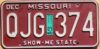 1992 Missouri vg+