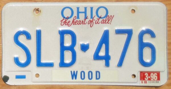 1996 Ohio vg+