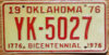 1976 Oklahoma mint