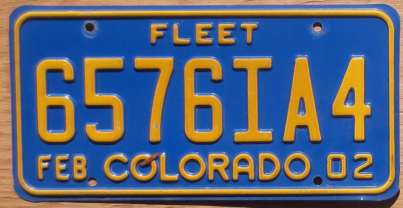 Colorado fleet vehicle registration