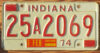 1974 Indiana vg