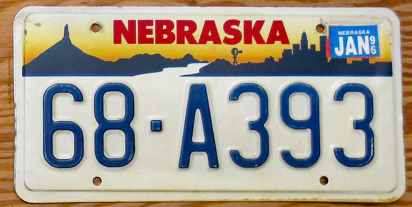 1996 Nebraska vg+