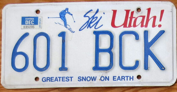 1987 Utah vg+