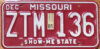 1985 Missouri vg-ex