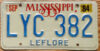 1984 Mississippi vg-