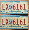 1975 Colorado pair vg