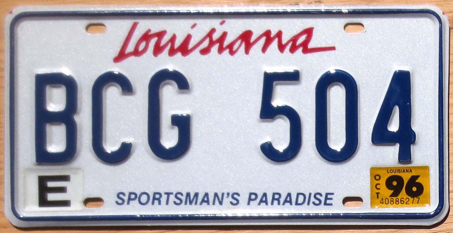 Designsofatlanta Louisiana License Plate Types