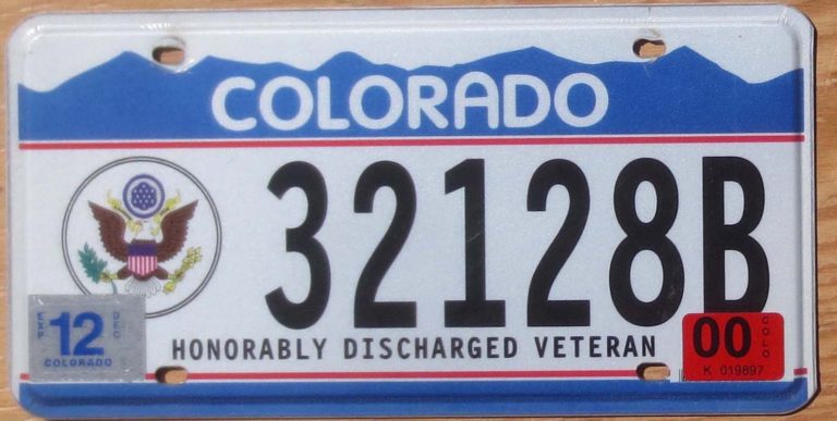 2000 Colorado honorably discharged veteran vg