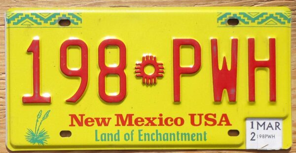 2012 New Mexico vg+