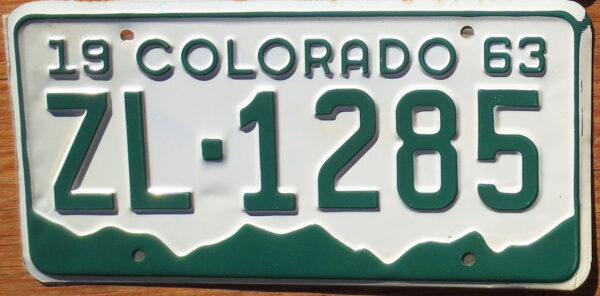 1963 Colorado nearly mint