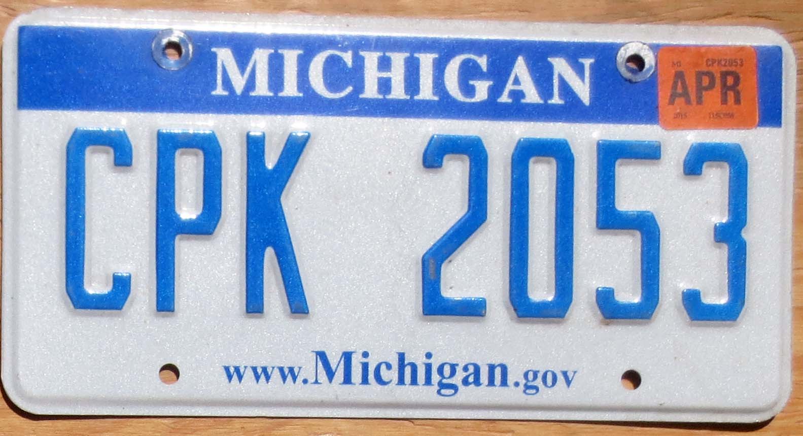 michigan license plate sticker colors michigan license plate sticker colors