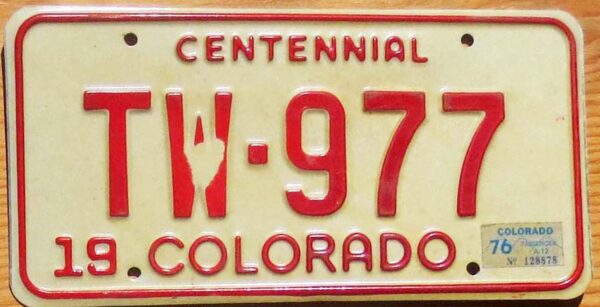 Late 1976 Colorado nearly mint