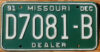 1991 Missouri dealer exc