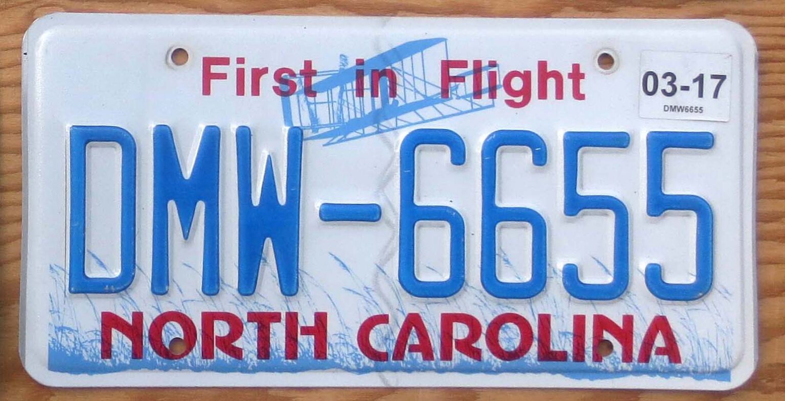 North Carolina Product categories Automobile License Plate Store