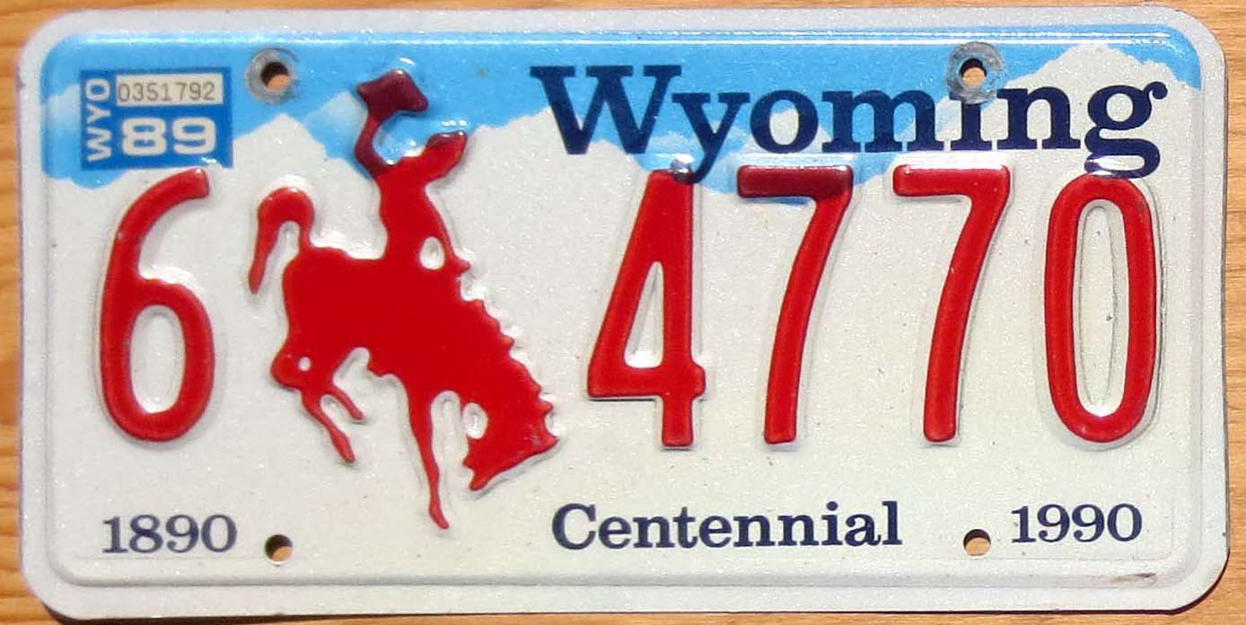 File:Wyoming license plate, 1988-1992.png - Wikipedia
