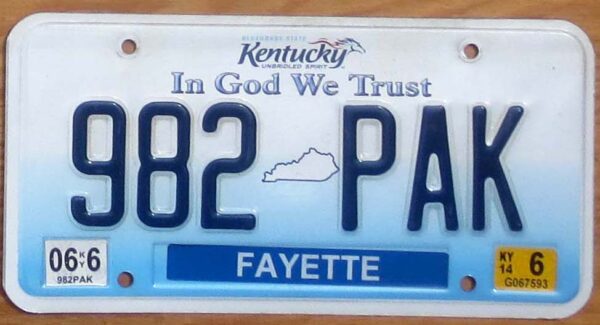 2016 Kentucky In God We Trust vg