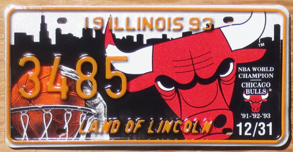 1993 Illinois Chicago Bulls NBA mint