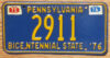 1976 Pennsylvania vg number 2911