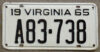 1965 Virginia vg-