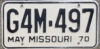 1970 Missouri vg