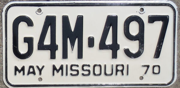 1970 Missouri vg