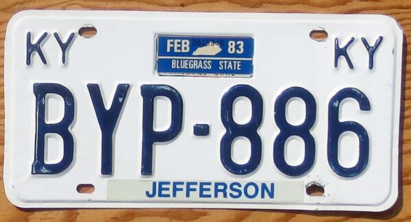 1983 Kentucky vg-