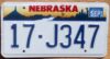 1996 Nebraska mint NICE PLATE