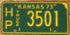 1973 Kansas truck mint