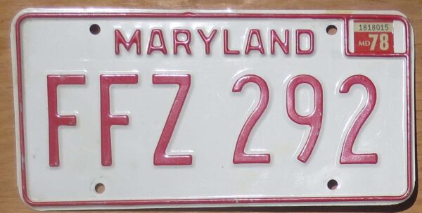 1978 Maryland vg+
