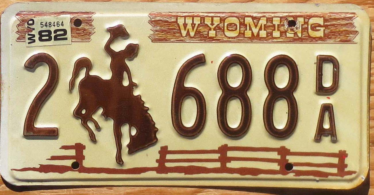 Wyoming Product categories Automobile License Plate Store Collectible License Plates for Less