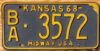 1968 Kansas nearly mint - NICE PLATE