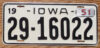 1951 Iowa exc