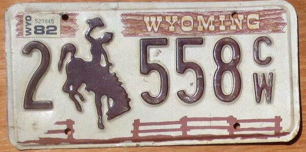 1982 Wyoming vg