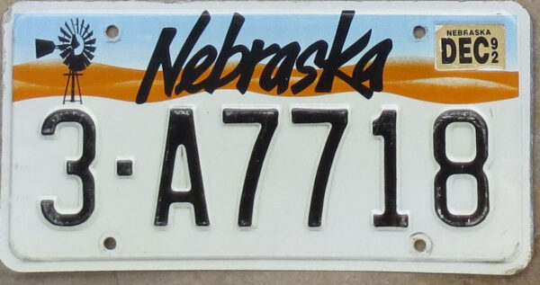 1992 Nebraska vg-