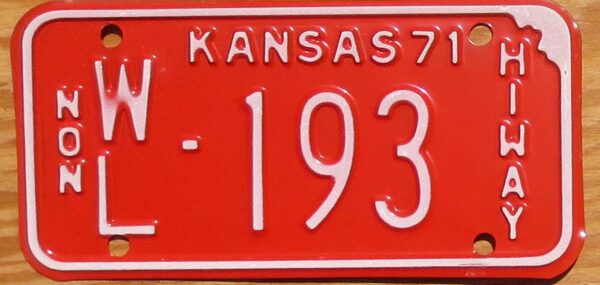 1971 Kansas non-hiway mint
