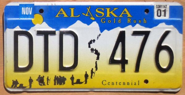 2001 Alaska Gold Rush Centennial vg+