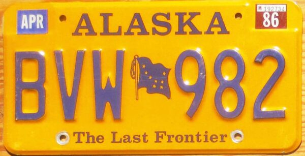 1986 Alaska vg-