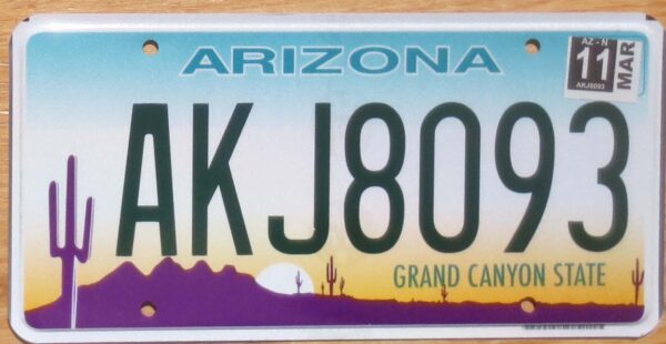 2011 Arizona mint NICE PLATE