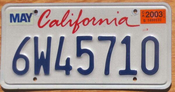 2003 California truck vg