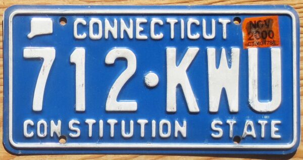 2000 Connecticut vg-